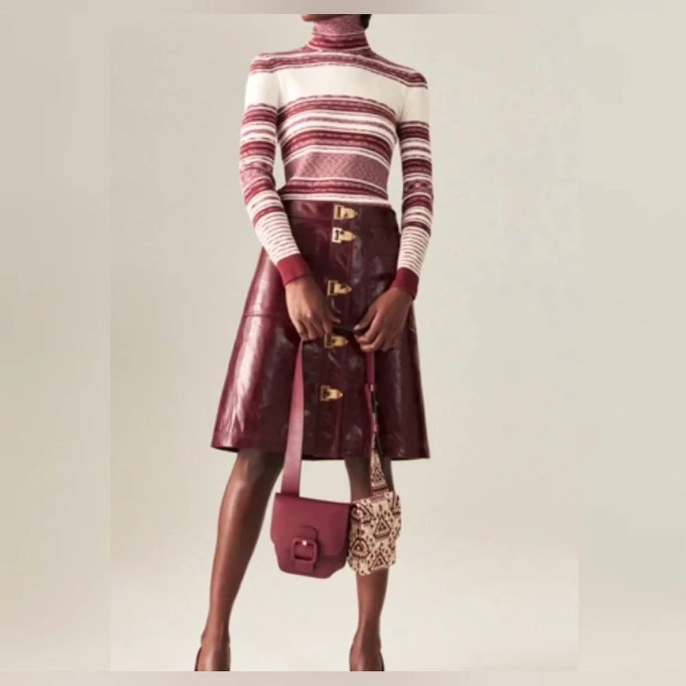 Nwot Tory Burch Julie turtleneck Sweater size Xs - Picture 3 of 7